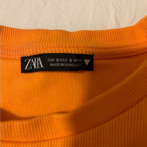 ZARA ORANGE TOP - Picture 2 of 2